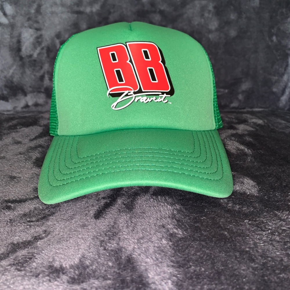 Bravest Studios Green Racing SnapBack Trucker Hat New/Unused